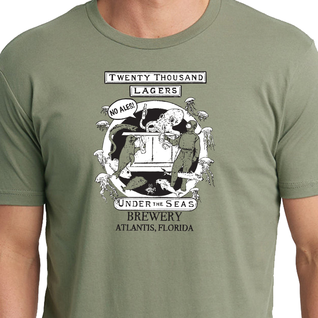 20,000 Lagers Under the Seas T-shirt